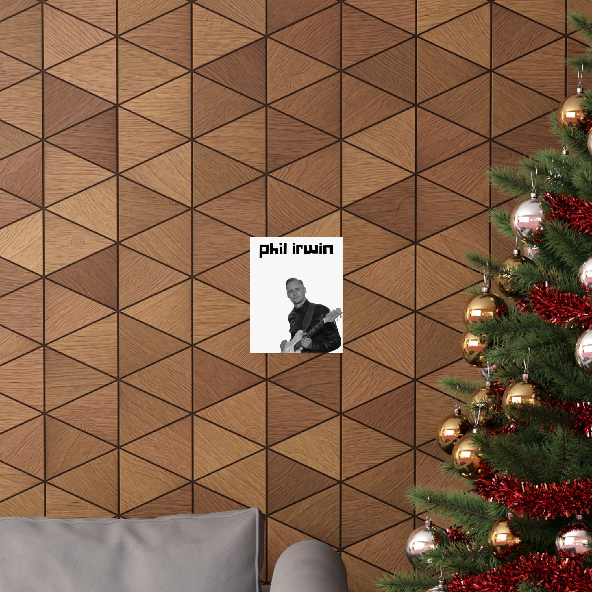 Matte Poster — Phil Irwin Guitar Portrait