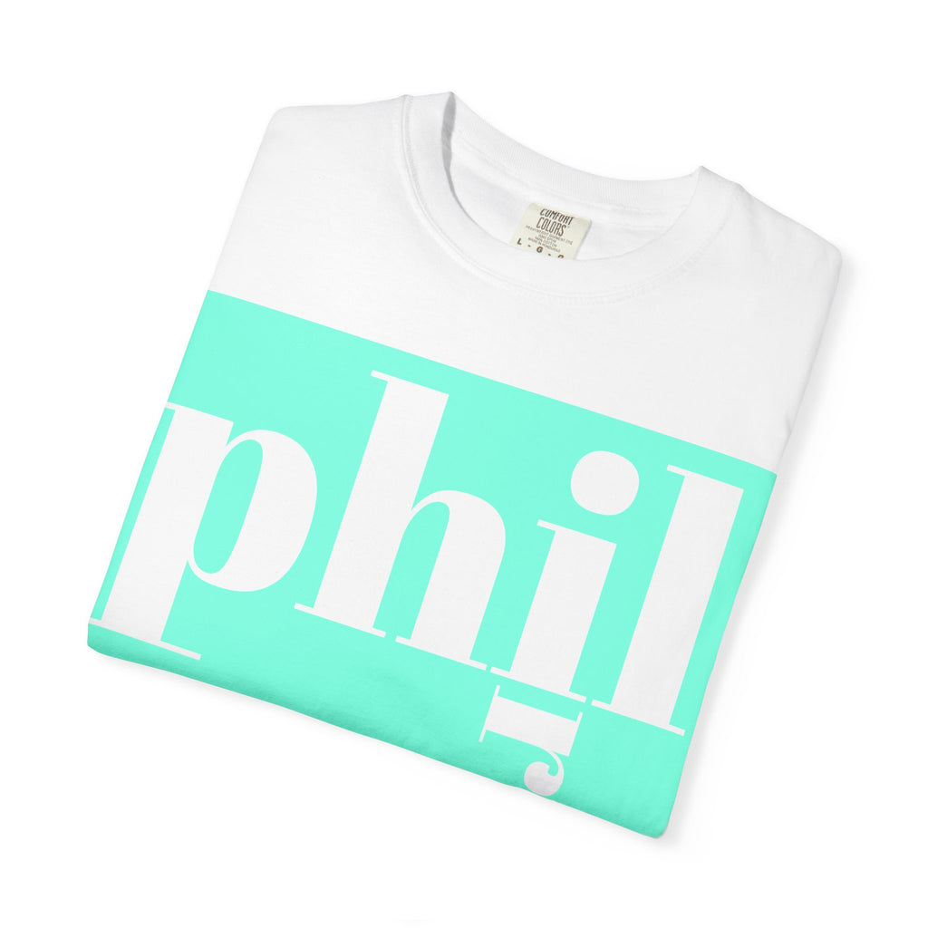 Phil Irwin Los Angeles Graphic T-Shirt — Minimal Mint Block Logo Tee