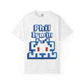 Phil Irwin Pixel Alien T-Shirt (Blue & White)